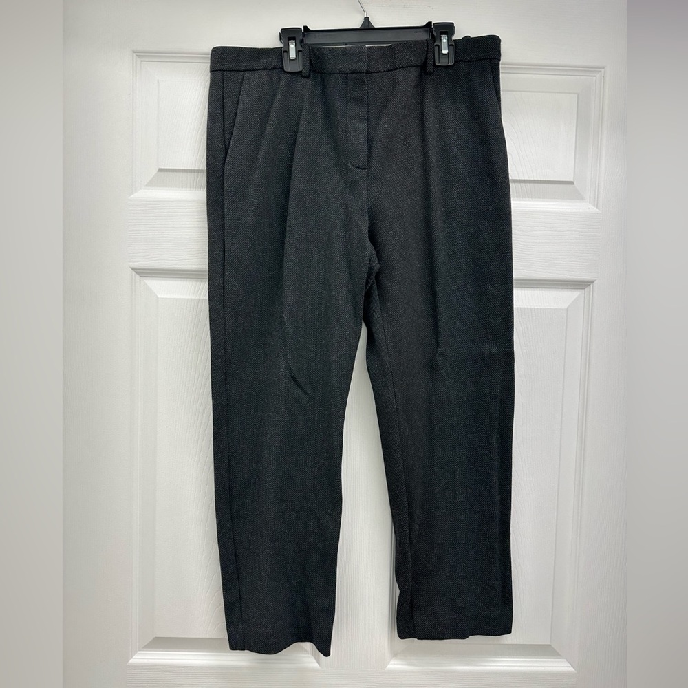 Theory Wool Dress Pants Black Size 12 Tailored